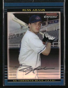 Russ Adams 2002 Bowman Draft Picks & Prospects #BDP14 /300 Baseball Card