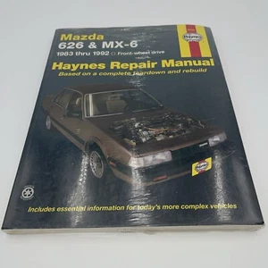 New Sealed 1983-1992 Mazda 626 & MX-6 repair manual Car Fix - Foto 1 di 7