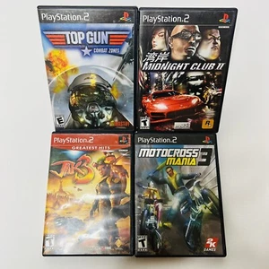 PS2 Spielepaket, Top Gun Combat Zones, Midnight Club 2, Jak 3, Motocross Mania 3 - Bild 1 von 11