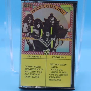 KISS: HOTTER THAN HELL (1974) - Cassette Tape -Casablanca Records CANADA TESTED - Picture 1 of 4
