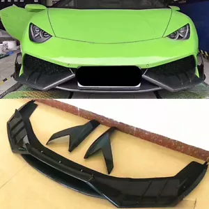 Difusor de parachoques delantero de fibra de carbono real para Lamborghini Huracan LP610 M STY - Imagen 1 de 4