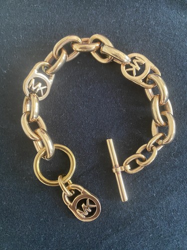 Michael Kors Interruttore Catena Maglia Oro Rosa MKJ2752