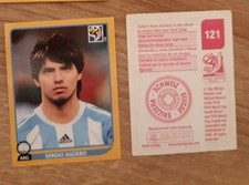 1x Sergio Aguero Rookie WORLD CUP Swiss Sticker Panini 2010