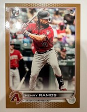 2022 Topps Series 2 Henry Ramos Gold Rookie RC/2022 #455/ Arizona Diamondbacks