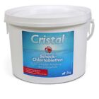 Cristal Schockchlortabletten 20g 3,0 kg - Schockchlorung Chlor Tabs Schnellchlor