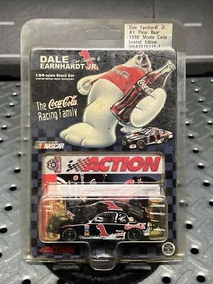 1998 Dale Earnhardt Jr Action Coca Cola #1 Polar Bear Monte Carlo Nascar 1/64 - Image 1 of 4