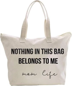 ELEGANTPARK Baby Shower Gifts for New Mom Life Tote Bag Mothers Day... - Picture 1 of 7