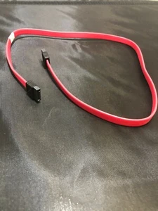 57,5 cm 24 Zoll lang Flach SATA Kabel Serial ATA SSD Festplatte, rot - Bild 1 von 1