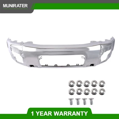 Fit For Nissan Titan 2004-2015 Replacement Split Front Bumper W/ Fog Light Holes Foto 1 de 4