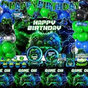 Video Game Birthday Decorations,260pcs Gaming Party Decorations Gamer Birthda... - Picture 1 of 6
