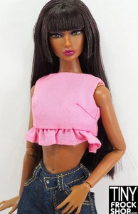 Top con volantes recortados rosa Integrity Poppy Parker Perfectly Palm Springs - Imagen 1 de 2