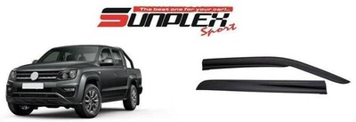 Window Visor Mugen Style High Quality FIT FOR VW Amarok 2012 - 2017, 4 Pcs - Image 1 of 3