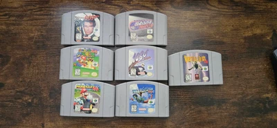 N64 Game Lot - [Mario 64, Mario Kart 64, Golden Eye, Pilot Wings & More!] - Image 1 of 4