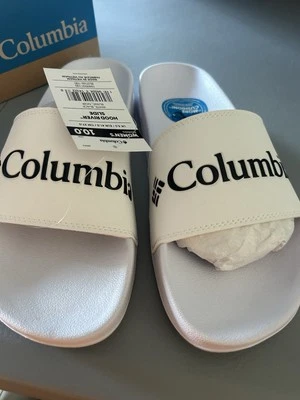 Columbia Mujer Capucha River Slide-Negro/Blanco-Talla 10- NUEVO Foto 1 de 3