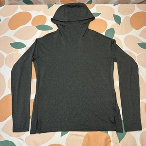 Sudadera con capucha Athlete Uptempo II para mujer gris oscuro Athleisure manga larga absorbente - Imagen 1 de 11