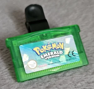 Pokémon Emerald Version Nintendo Gameboy Advance Genuine UK PAL New Battery - Picture 1 of 16