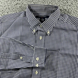 Brooks Brothers Shirt Youth Boys Large Fleece Button-Down Long Sleeve Check - Picture 1 of 9