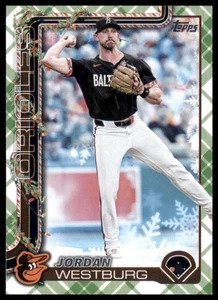 2025 Topps Holiday Jordan Westburg Green Plaid #H58 Baltimore Orioles - Bild 1 von 2
