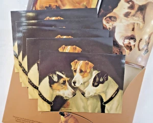 20 Fine Arts Dogs Brittany Spaniel Greyhound Hounds Stationary Cards Envelopes - Picture 1 of 24