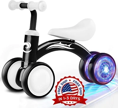 Bicicleta De Equilibrio Con Iluminación Colorida Para Bebés De 1 Año, Para Niños - Image 1 of 4