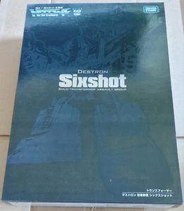 Takara Transformers G1 Destron SIXSHOT Reissue Encore 23 Asia Exclusive w/ Coin - Picture 1 of 10