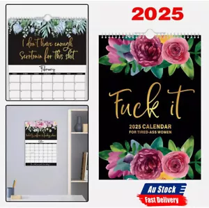 2025 Planner Calendar For Tired-Ass Women, Home Office Hanging Calendar Decorate - Picture 1 of 16