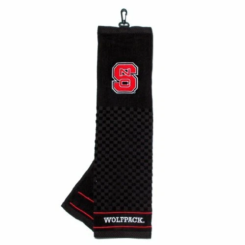 TEAM GOLF North Carolina State NCAA Tri-Fold Embroidered Golf Towel,Officially Licen