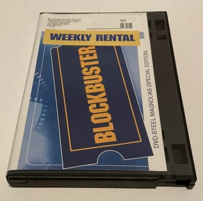 Blockbuster DVD Case Rental Steel Magnolias Julia Roberts Dolly Parton NOSTALGIA Foto 1 de 4