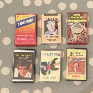 Music Cassette Tapes Bundle / 6 Tapes / English / VERY GOOD CONDITION - Picture 1 of 4