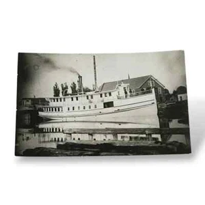 Postal RPPC Great Lakes Pickup Pasajero Barco de Vapor C719 - Imagen 1 de 2