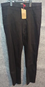 M17 Mujer UK 16 Esculpido Pull On Leggings Negro Pantalón Trabajo Pantalón - Imagen 1 de 13