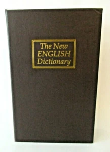 Dizionario Inglese Libro Cassaforte Valori Chiavi Nuovo - Foto 1 di 5