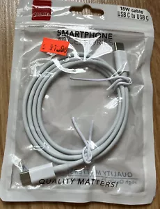 Accessori smartphone bianchi 18 W USB C a USB C. Condizione Nuovi. - Foto 1 di 2
