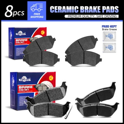 Front & Rear Ceramic Brake Pads Fit For JEEP LIBERTY 2003 2004 2005 2006 2007 - Image 1 of 4