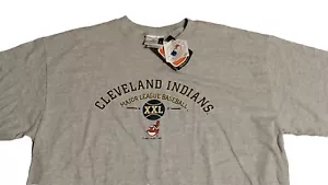 Camisa Cleveland Indians Años 90 Nueva con Etiquetas Grande Deadstock Chief Wahoo De Colección Puma - Imagen 1 de 5
