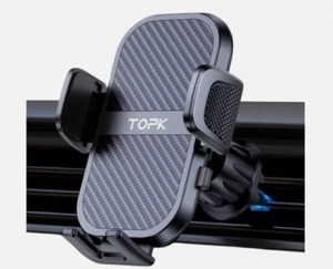 TOPK Durable Car Phone Holder Air Vent Hook Mount Universal Phone Mount for Car - Picture 1 of 7