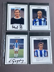 8 Hertha BSC-Legenden Konvolut signed 8 Fotos ca. 10x13 Autogramme (117) - Picture 1 of 2