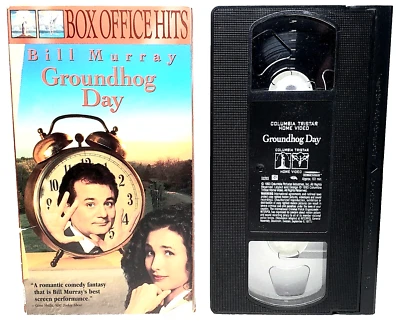 Groundhog Day (Remastered - 2000) Columbia/Tri-Star Box Office Hits VHS Tape VG+ - Image 1 of 4