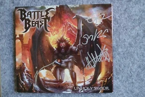 Battle Beast - Unholy Saviour CD Album signed / autograph / signiert - Picture 1 of 2