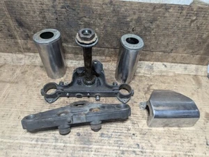 1970'S HARLEY DAVIDSON SHOVELHEAD ELECTRA-GLIDE TRIPLE TREE COW BELLS COVER - Picture 1 of 20