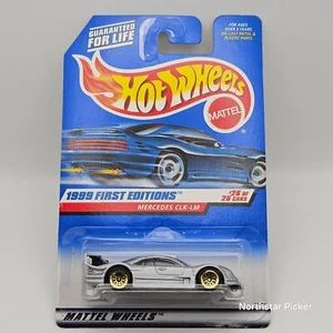 VTG 1999 Hot Wheels First Editions 26/26 | Mercedes CLK-LM | Silver | #926 Blue - Picture 1 of 3