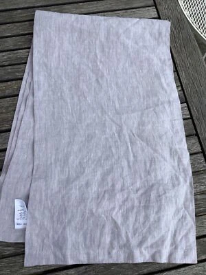 Corredor de mesa West Elm 100 % lino 14x90 elegante decoración esencial moderna Foto 1 de 4