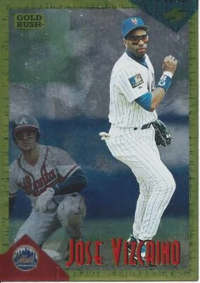 1994 Score Rookie Traded Gold Jose Vizcaino 40 Mets - Image 1 of 2