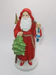 1987 Enesco The Santa Claus Shoppe Nikolaus Figur Santa Old World - Bild 1 von 5
