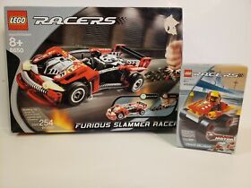 NEW Lego Racers Lot of 2 Cars &Trucks Furious Slammer Racer 8650 Red Bullet 4582