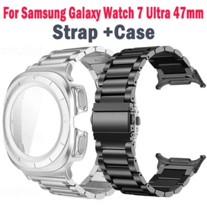 Strap + Case for Samsung Galaxy Watch 7 Ultra 47mm Strap for Galaxy Watch 7ultra - Picture 1 of 10