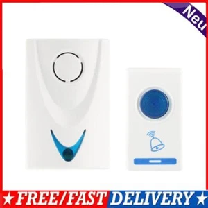 Security Flash Door Bell LED Wireless Household Doorbell Portable 32 Tune Songs - Picture 1 of 4