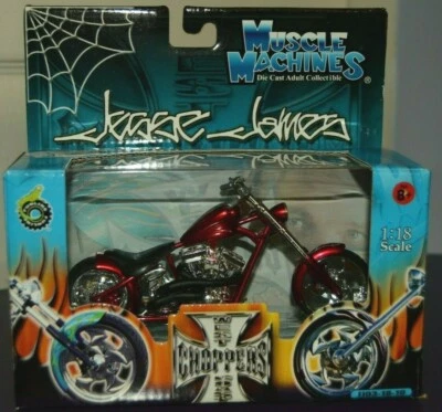 Muscle Machines Jesse James El Diablo Rigid JJ03-18-19 West Coast Choppers 1:18 - Image 1 of 4