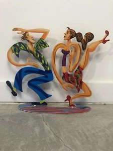 "Arte Pop Arte Pop Escultura de Metal - ""Nuevos Bailarines"" por DAVID GERSTEIN - Imagen 1 de 8