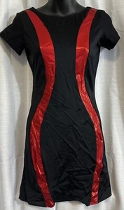 Alexandra Dance Costume Adult Sz M Tap Jazz Dress Red Black - Picture 1 of 9